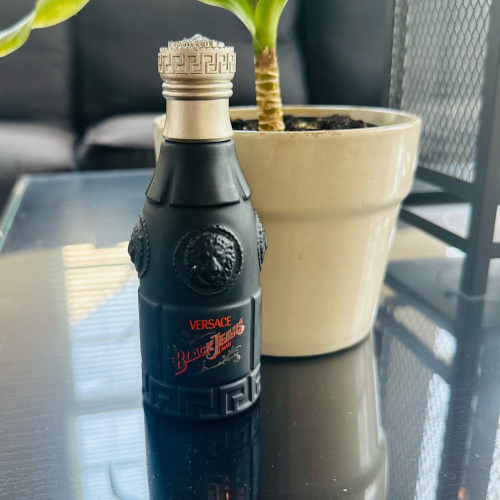 Versace Black Jeans Fragrance Bottle vintage